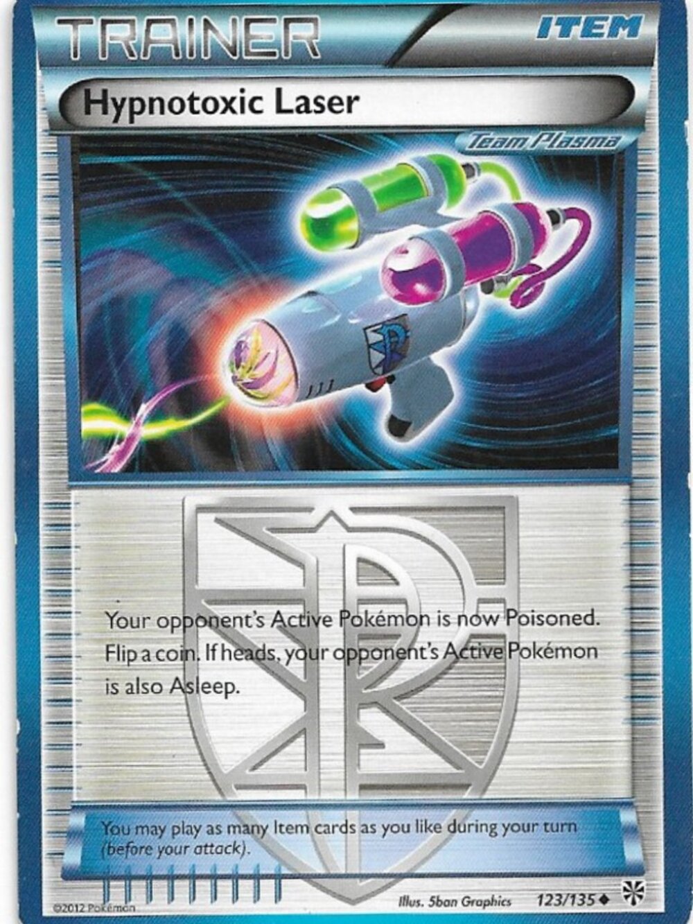 Pokemon Hypnotoxic Laser 123/135 Plasma Storm LP